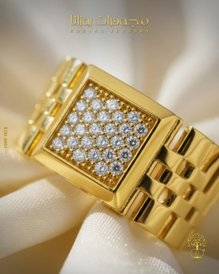 خاتم ذهب عيار 21