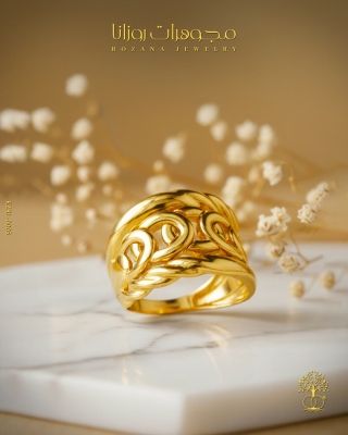 خاتم ذهب عيار 21