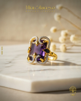 خاتم ذهب عيار 21