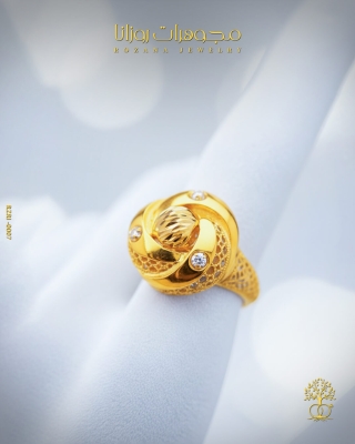 خاتم ذهب عيار 21