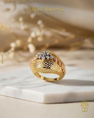 خاتم ذهب عيار 21