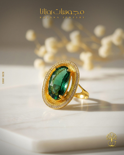 خاتم ذهب عيار 21