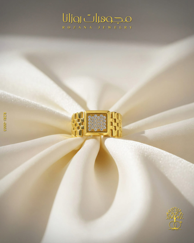 خاتم ذهب عيار 21