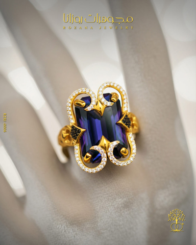 خاتم ذهب عيار 21